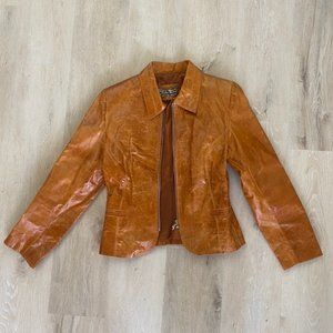 Women's Tan Argentine Leather Jacket